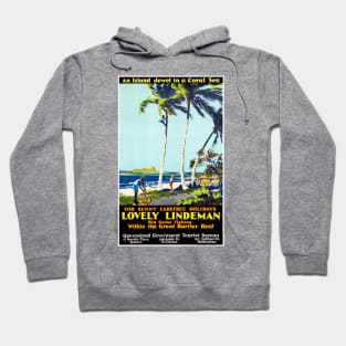 Vintage Travel Poster Lovely Lindeman Australia Hoodie